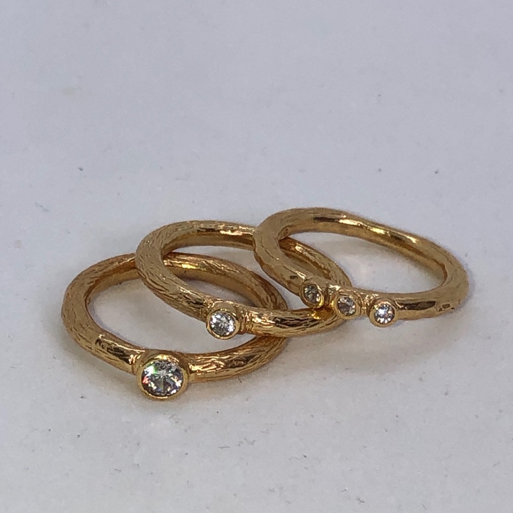 YAM YUVAL RINGS SIZE 7. - Picture 7 of 8